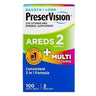 Bausch + Lomb PreserVision Areds 2 Formula + Multi Vitamin 100 Softgels Fit And Glow
