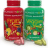 Balance of Nature Fruits & Veggies Capsules Whole Food Vegan 180 Count Set Fit And Glow
