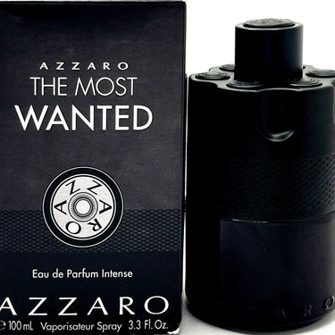 AZZARO THE MOST WANTED INTENSE EAU DE PARFUM SPRAY FOR MEN 3.38 Oz / 100 ml NEW! Fit And Glow