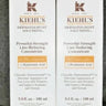 2 PACK Kiehl's POWERFUL-STRENGTH Line Reducing Concentrate. 3.4 oz/100 ml Vitamin C Fit And Glow