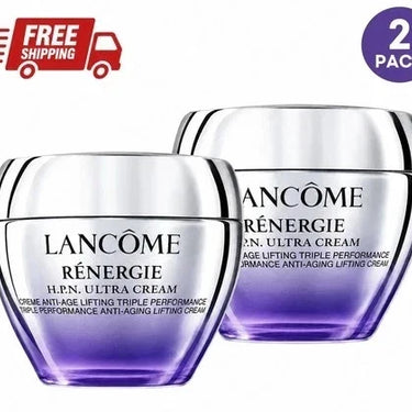2 Pack Lancome Renergie HPN Ultra Cream 50ml/1.69oz New USA Free Shipping Fit And Glow